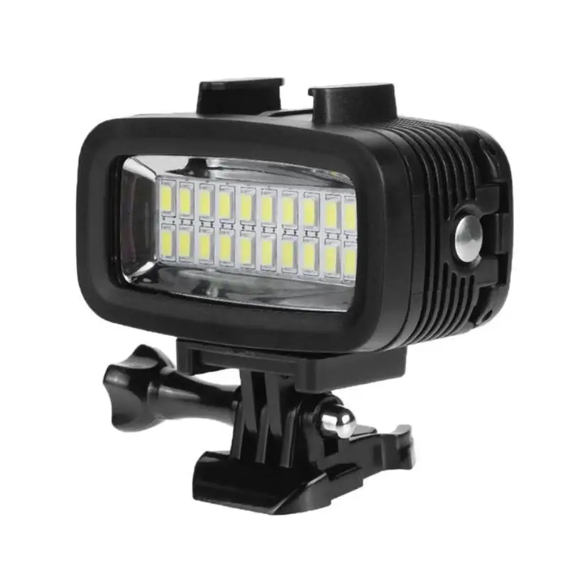 

Underwater 5500K LED Video Light 130ft Super Bright Diving Gopro Lighting Fill Lamp Suitable for GOPRO SJCAM Action Camera