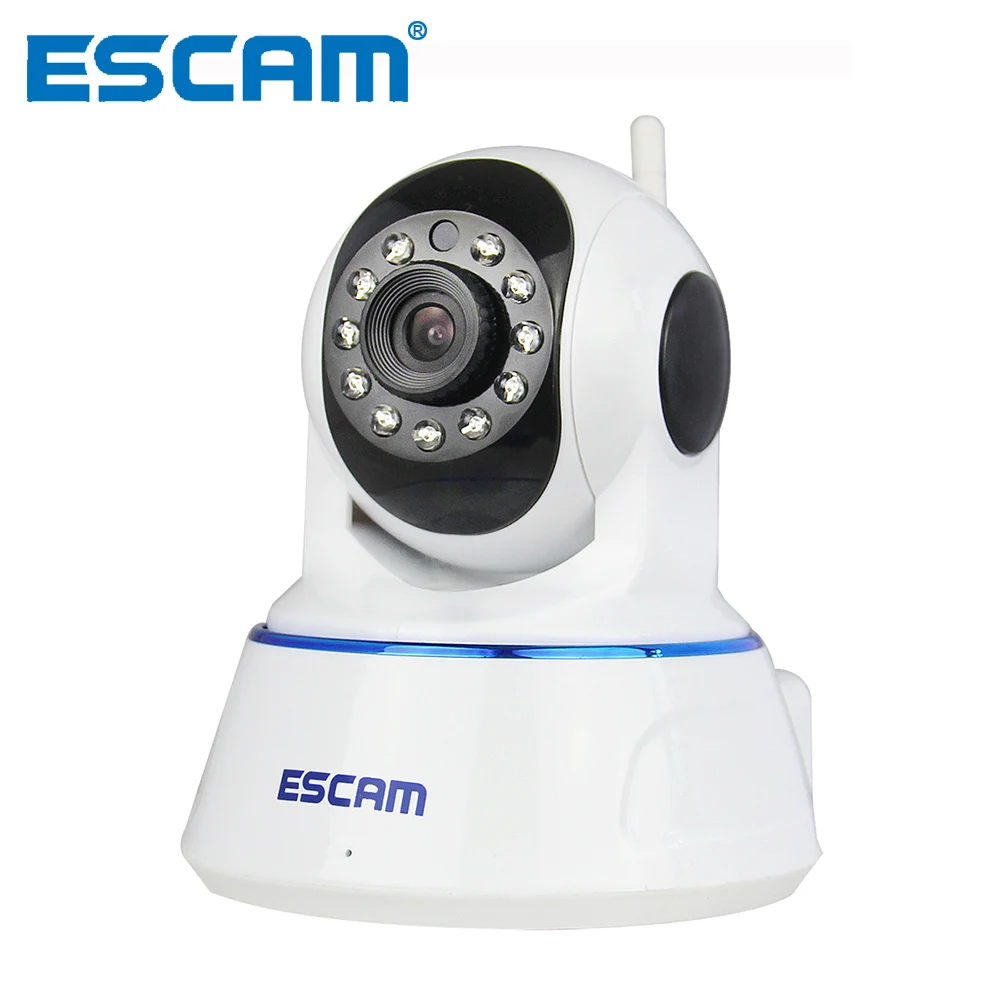 

Escam QF002 Mini WiFi IP Camera HD 720P CCTV security Camera System P2P IR Cut Two Way Audio Micro SD Card Slot Night vision