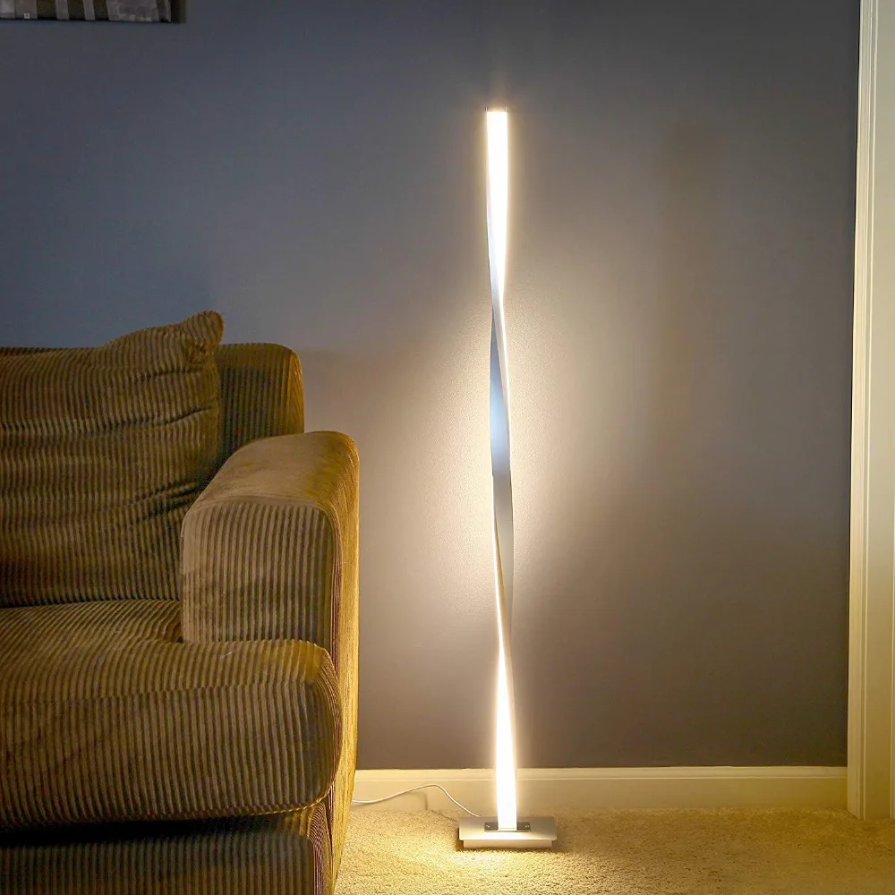 Modern LED Floor Lamp Lights Living Rooms Get Compliments Standing