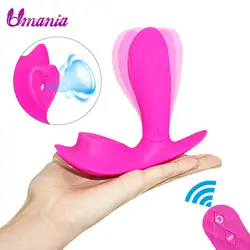 Беспроводной пульт дистанционного носимых G Spot Вибраторы, 10 режимов клитор стимулирует сосание вибратор, эротический флирт секс-игрушки