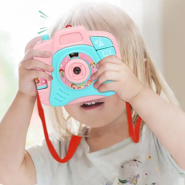 

2019 New style cute camera Cartoon Music Story Telling Projection Toy Puzzle Camera for Gift