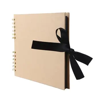 

DIY Handmade Album 80 Pages Scrapbook Photo Album Craft Paper Anniversary Wedding Valentines Day Gifts Family Photo Collection