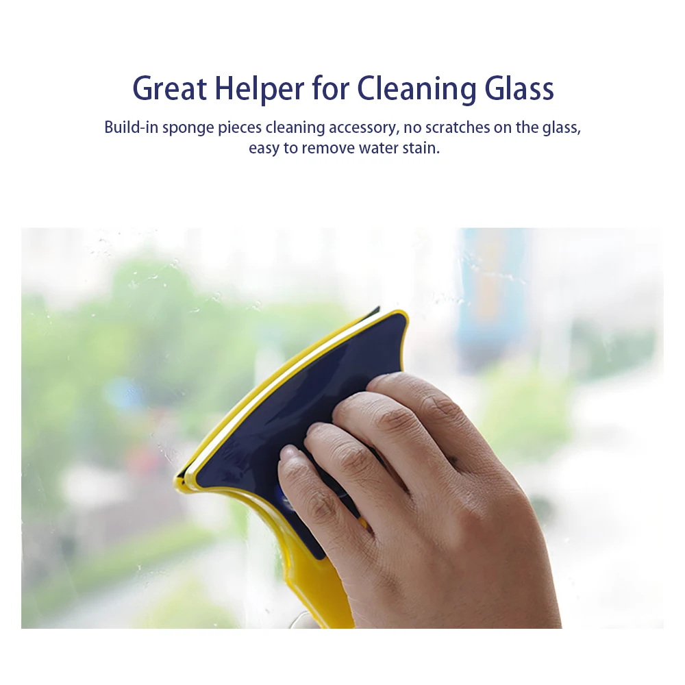 Новая Магнитная щетка для мытья окон, бытовой двухсторонний инструмент для очистки окон, магнитный очиститель окон, Прямая поставка, поддержка