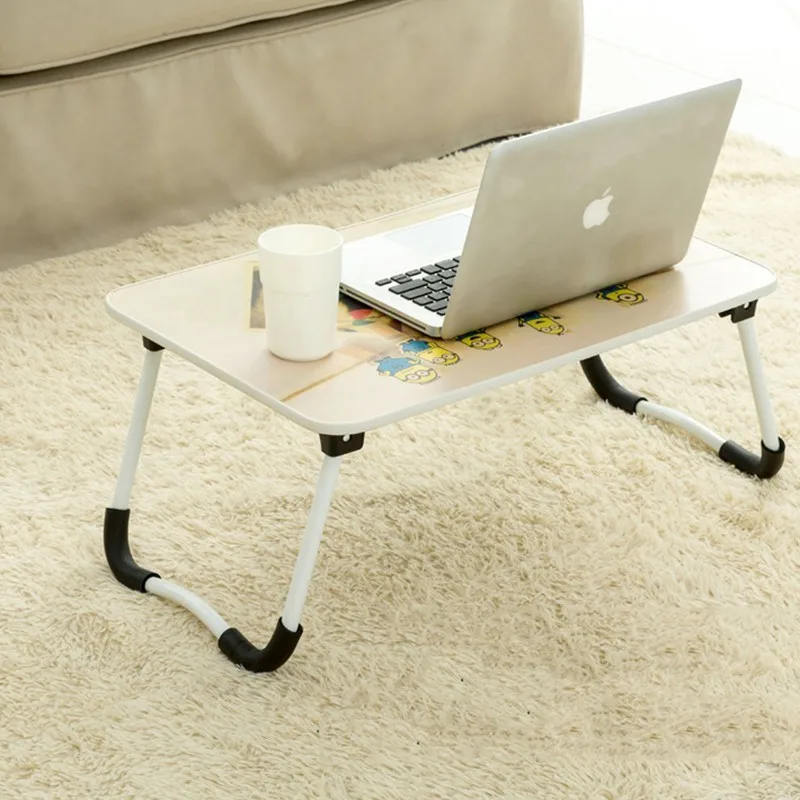 Non-slip Wooden Folding Notebook Table Study Desks Portable For Home School Small Foldable Furniture Escrivaninha Lap Desk