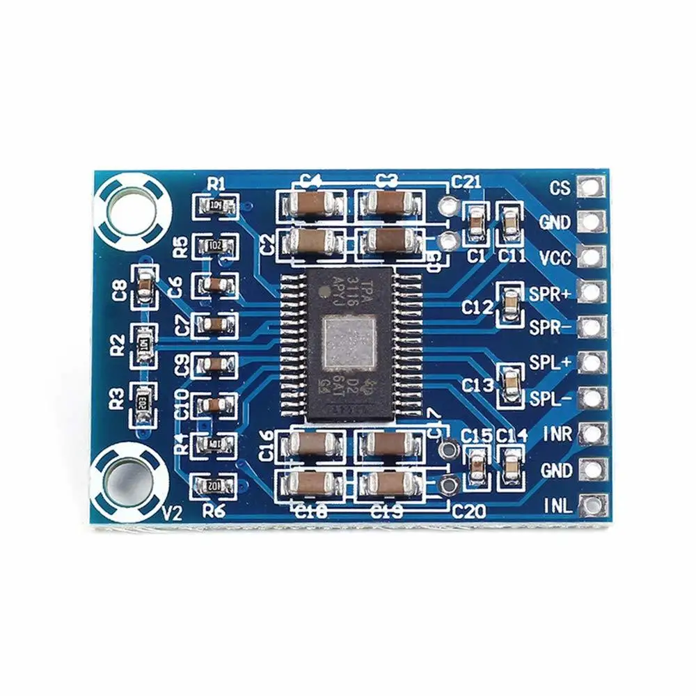 XH M562 TPA3116D2 50 Вт + двухканальный Мини цифровой усилитель класса D мощности плата