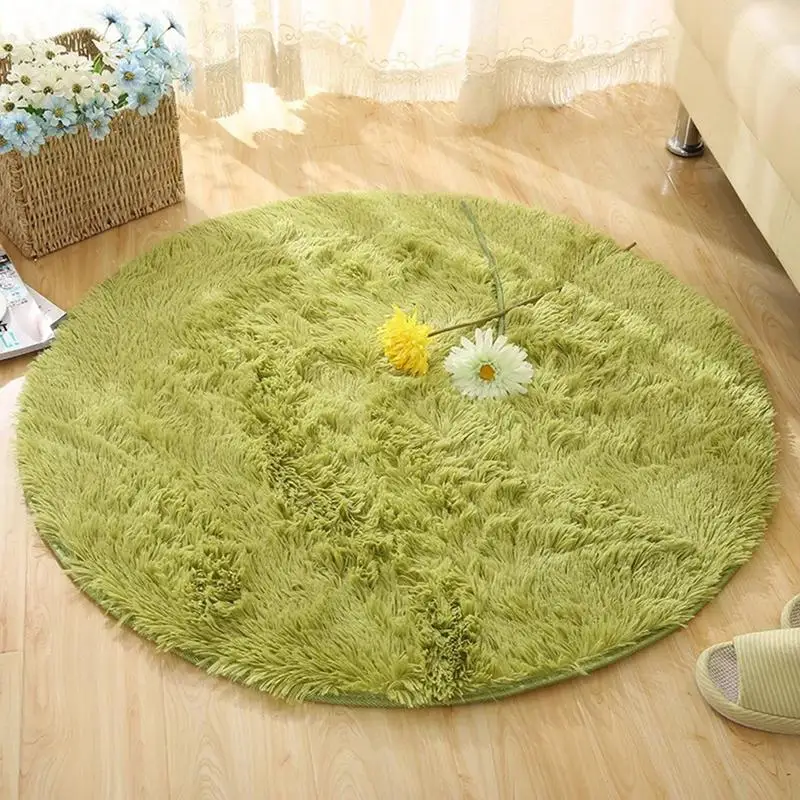 60/80/100/120/140cm Round Carpet For Living Room Bedroom Computer Yoga Mat Swinging Stage Seat | Дом и сад