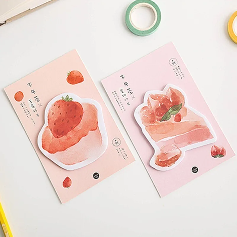

30 Sheets/lot Cute Stick Notes Kawaii Decoration Memo Pad Notepad Diary Planner Stickers Office School Stationary Supplies 02118