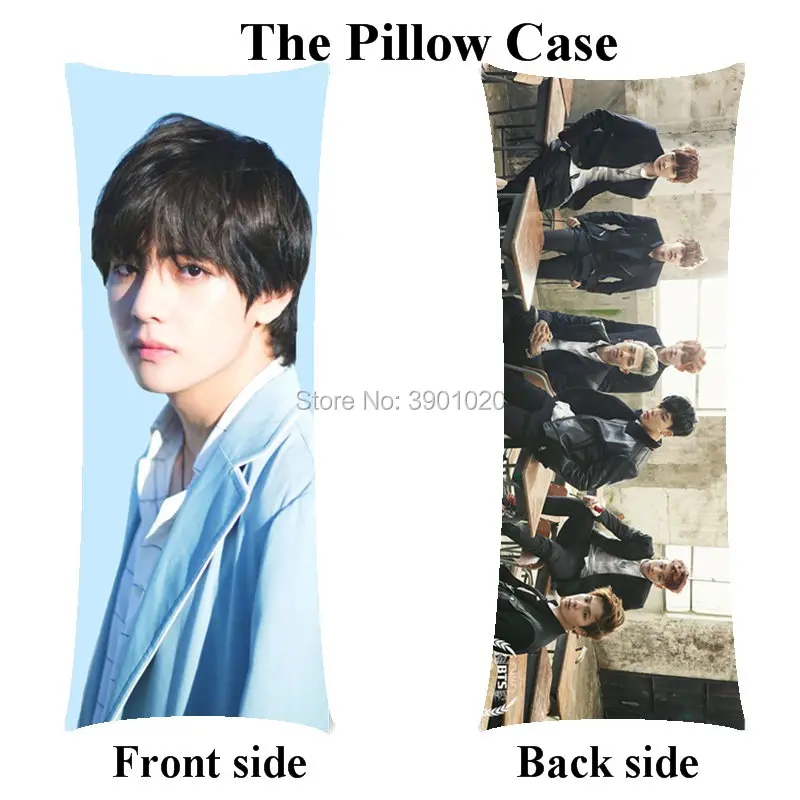 

Woman home body pillow Cover KPOP Bangtan Boys V pillow Case customize girl Gifts