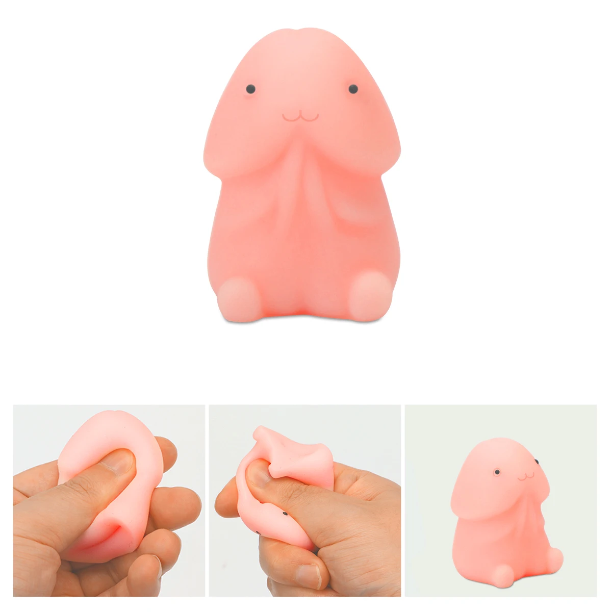 

Cute Dingding Soft Squishy Slow Rising Squeeze Prayer Bread Cake Healing Toys Fun Joke Gift