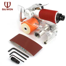 Пневматическая ленточная шлифовальная машина пневматический шлифовальный станок из нержавеющей стали для полировки проволоки Инструмент промышленного класса
