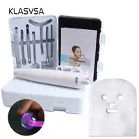 KLASVSA Darsonval Hoge Frequentie Wand Facial Massager Kleurentherapie Elektrode Stok Apparaat Paars Ray Licht Gezondheid Huidverzorging