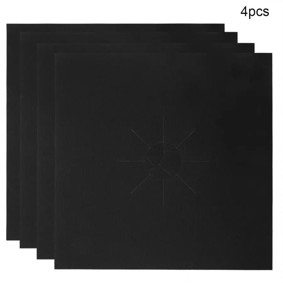 

Thicken Gas Range Stove Burner Covers Protector Reusable Oil Protection Mat Kitchen Tool