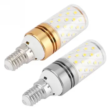 

E14 12W LED Corn Bulb Warm White Decorative Lamp Light Low Power Consumption Aluminum Alloy Cylindrical Candle Bulb