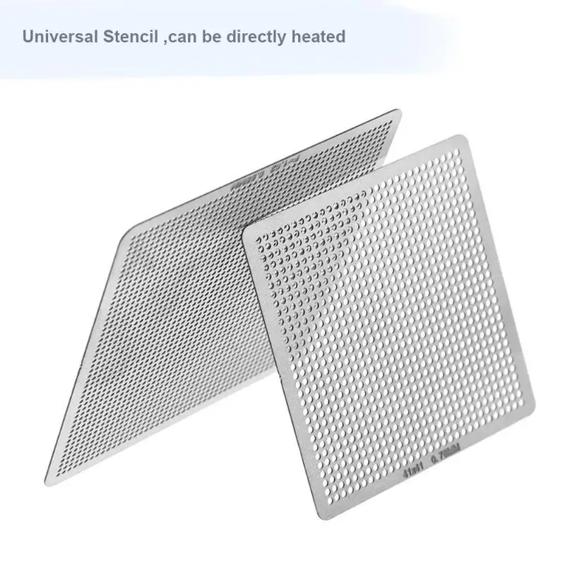 

27pcs/set Universal BGA Stencils Direct Heated Stencils for Desktops Notebooks Motherboards Soldering Supplies Repair Tools Kit