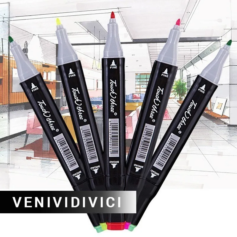 

Best Oily Pen Double-headed Nib Student painting Art school Horticultural Landscape Design marker