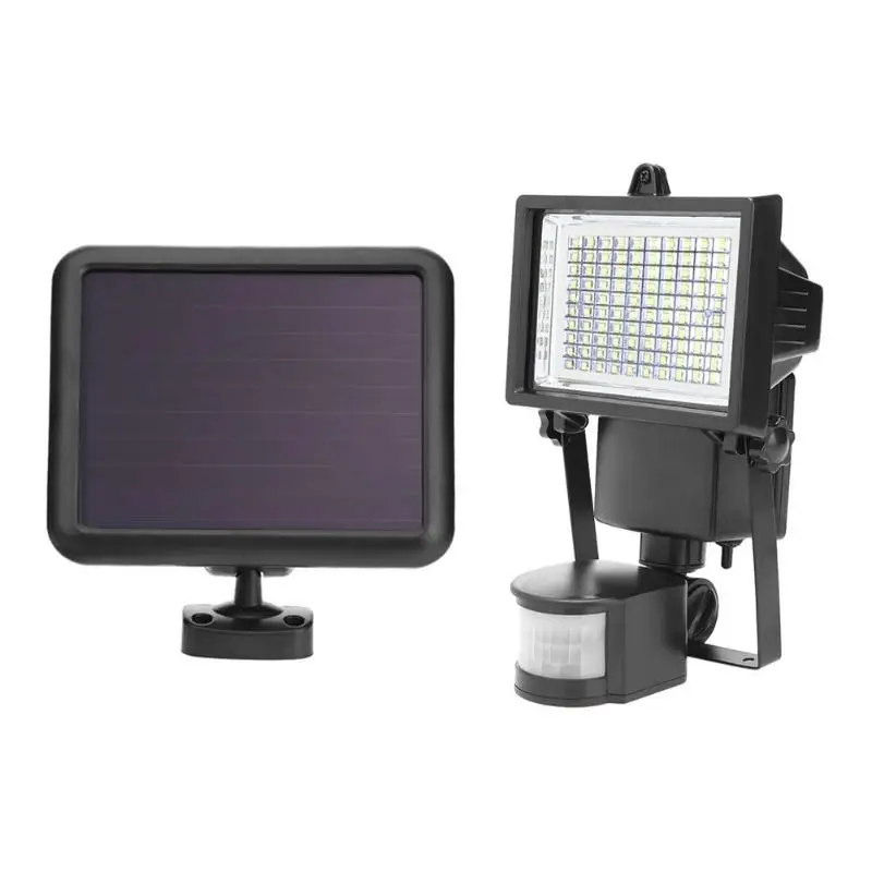

100 LED Solar Light Human Body Motion Induction Lamp Floodlight Spotlight Night Security Bulb Street Yard Path Garden Lights