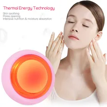 2 в 1 звуковая щетка для чистки лица умная маска светодиодный светильник лечение вибрацией маска для лица импортер уход за лицом Массажер очиститель пор 46