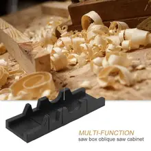 Деревообрабатывающий шкафчик для инструментов чехол пилы коробка угол 0/45 градусов плитка резка древесины зажима торцовочная пила коробка Marcenaria черный