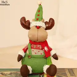 Дети милые Рождество как Рождество Старый орнамент кукла с рисунком снеговик украшения дома игрушка Лось