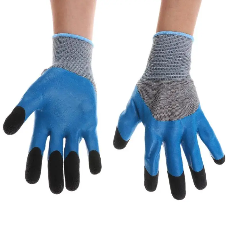 1 пара садовых защитных перчаток 4 ABS пластиковые садовые Genie резиновые перчатки быстро легко копать и сажать для копания посадки