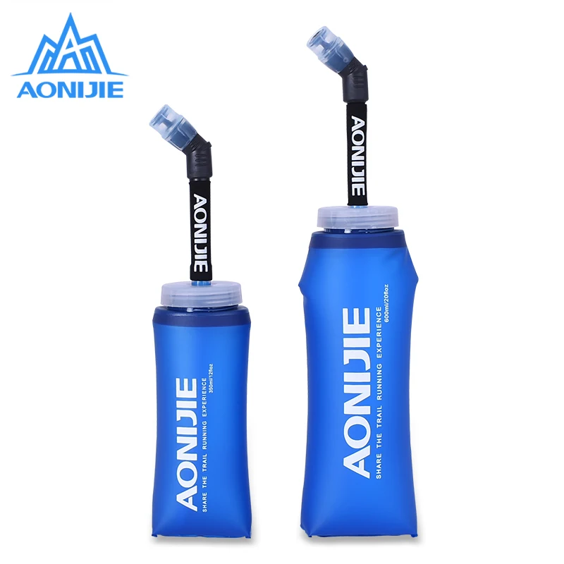 

AONIJIE Collapsible Water Bottle BPA-Free TPU Soft Folding Water Bottles for Running Cycling Hiking Camping Soft Flask