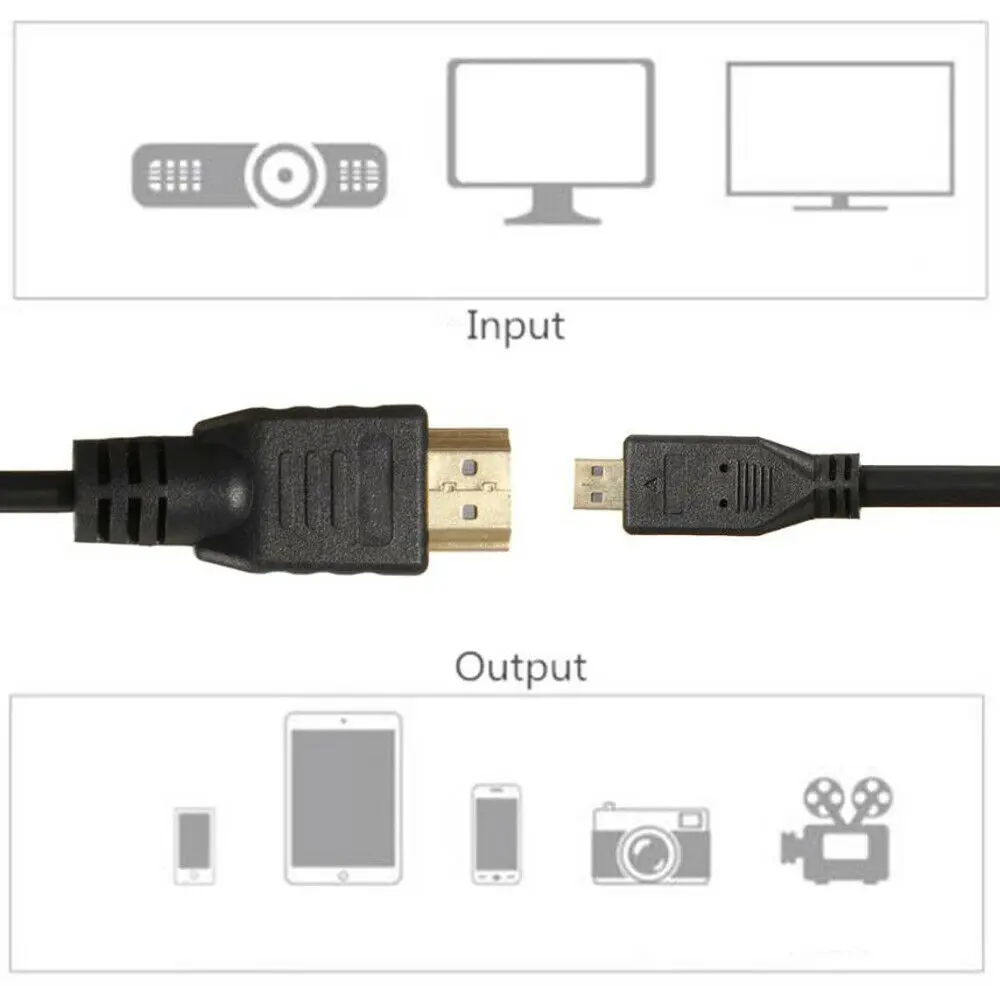USB إلى HDMI 1080 p تلفزيون الكابل AV محول 6FT 1.8 m الهواتف المحمولة أقراص HDTV
