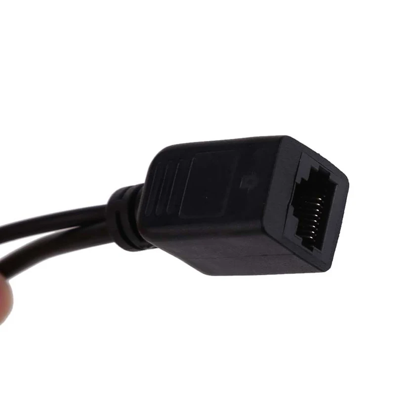 Кабель адаптер Poe Rj45 комплект разветвителей для инжектора экранированная лента