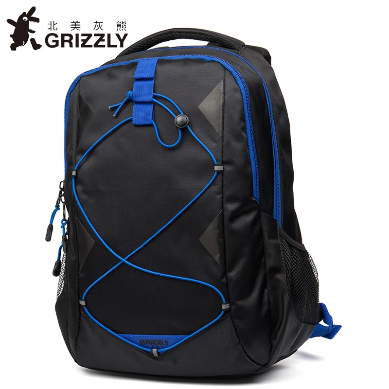 Мужские рюкзаки GRIZZLY, многофункциональная сумка Mochila с большой вместительностью, походные сумки, походная сумка для мальчика-подростка