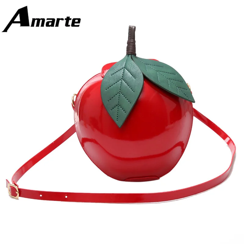 

2019 New Women Apple Bag Cute Funny Women Evening Party Wedding Clutch Bag Wallet Chain Birthday Gift Bags