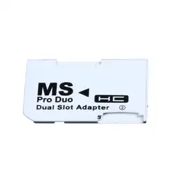 Адаптер для карт памяти с двойным слотом Micro для SD SDHC TF для Memory Stick MS card Pro Duo Reader adapter для windows/Mac os/Linux