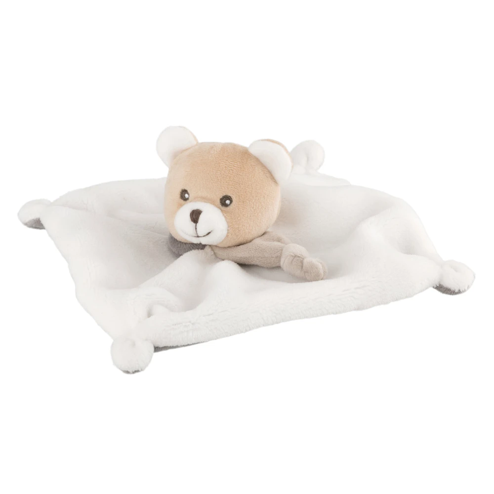 Игрушка мягкая Chicco "Медвежонок Doudou с одеяльцем" 0м