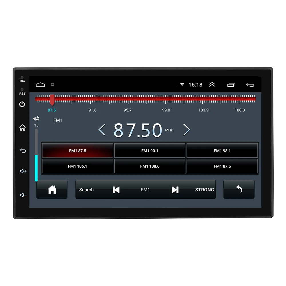

7 Inch for Android 8.1 System 16G Memory Touched Screen HD 2 Din Car Radio MP5 Player Universal GPS Navigation WIFI AM/FM/ Video
