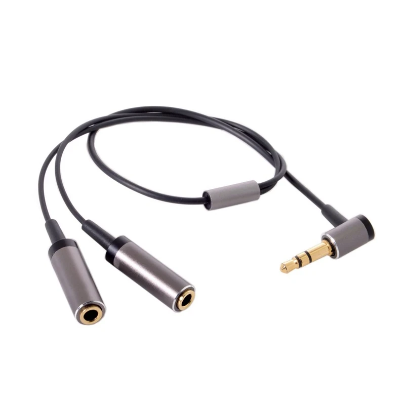 

Elbow 3.5mm male to female one audio cable couple headphone extension cable