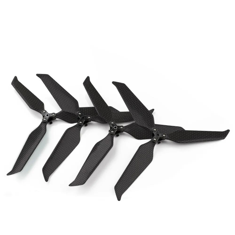 8743F Low-Noise Carbon Props 3 Blades Propeller for DJI Mavic 2 Pro / Zoom Drone Parts Upgrade Accessories 4PCS/Set rc airplane propeller,drone accessories repair kit