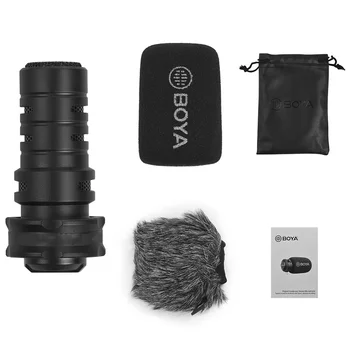 

BOYA By-A7H Mic 3.5Mm Jack Phone Microphone Digital Stereo Condenser Mobile Phone Record Microphone Port Recording Interview F