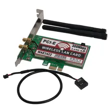 Сетевая карта, Bluetooth 4,0 Двухдиапазонная 2G/5G 300Mbps Pci-E Pci Express Wae3422 сетевая карта Wlan Wifi адаптер
