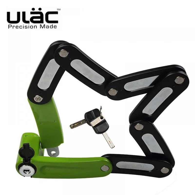 

ULAC X1 Folding Bicycle Lock Mini Portable Foldable Bike Lock Professional Anti-theft ABS Strong High Quality
