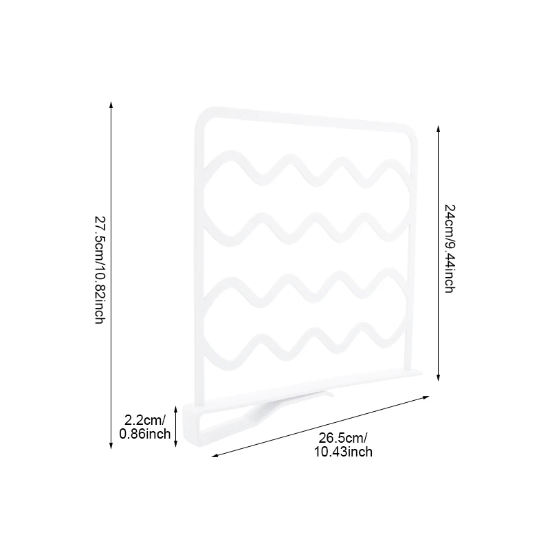 BAKINGCHEF خزانة مقسم الجرف الفضاء توفير رفوف خزانة الملابس منشفة معلاق للسروال خزانة الكتب التقسيم إمدادات رف