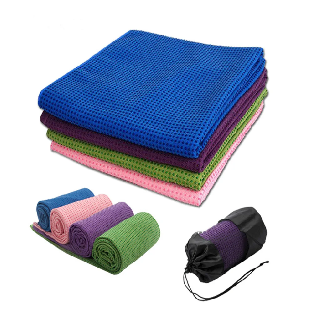 183x63cm Yoga Blankets Soft Granule Travel Fitness Yoga Towel Exercise