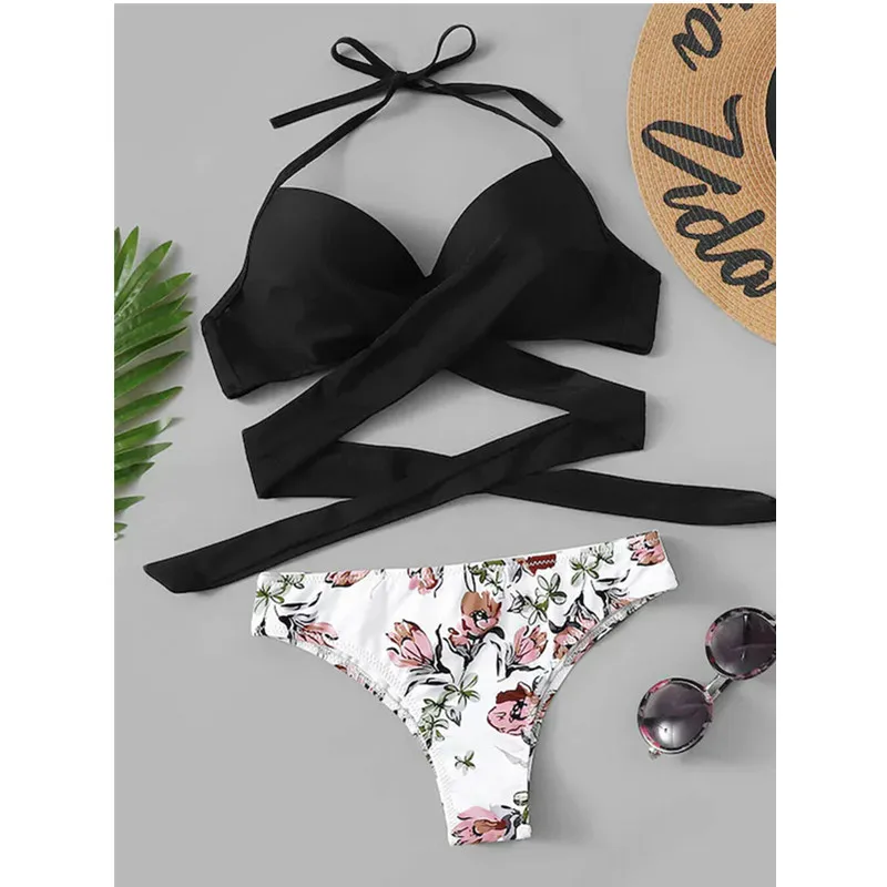 

Women Ladies Bikini Set Bandage Push-Up Padded Swimwear Swimsuit Bathing Suits