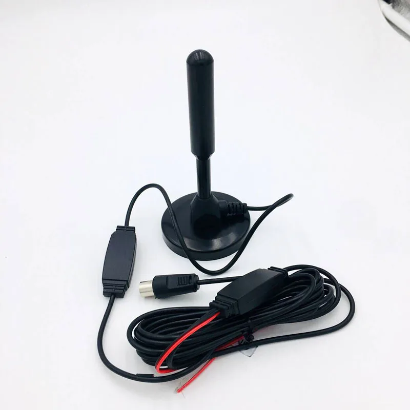 DVB-T CMMB Car Digital Antenna Active 15DBI with Amplifier Antenna SMA Male