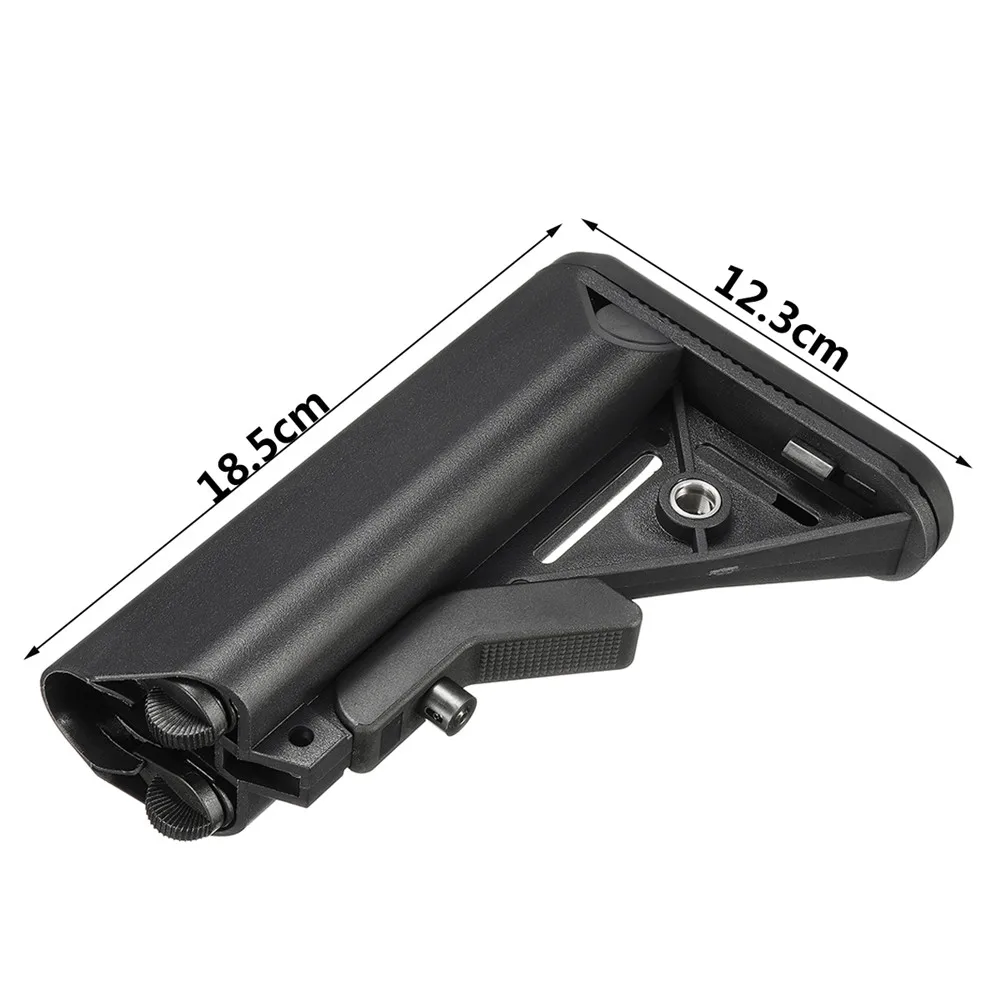 Billig Schwarz MFT licht Armee Navy Nylon Hinterschaft Für Gel Ball Strahlen Pistolen Spielzeug Ersatz Zubehör Für JinMing 8th M4A1