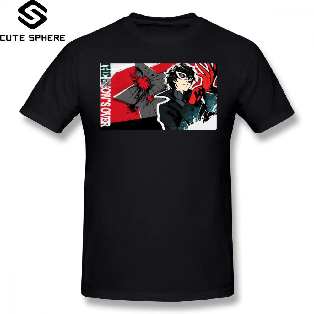 

Persona T Shirt Persona 5 Joker T-Shirt Plus size Men Tee Shirt Short Sleeve Funny Print Classic 100 Cotton Tshirt