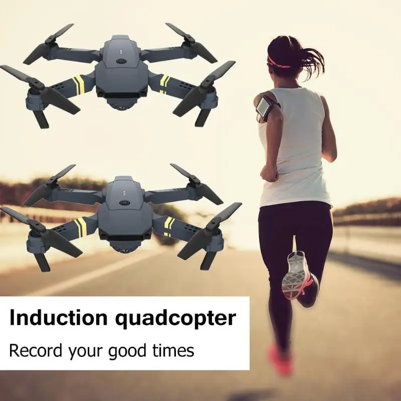 RC Airplane Plane Toys Kids Gifts Remote Control Folding Drone HD Real-time Aerial Photography Quadcopter Kit
