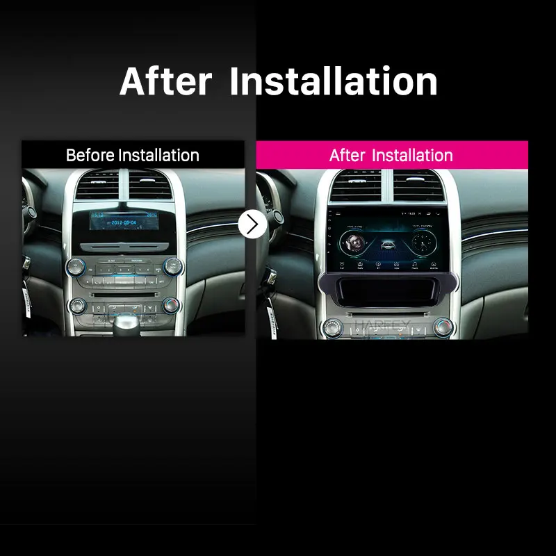 Harfey Android 9 1 для Chevy Chevrolet Malibu 2012 2014 дюймов радио GPS с Touchcreen резервная Bluetooth Камера DVR