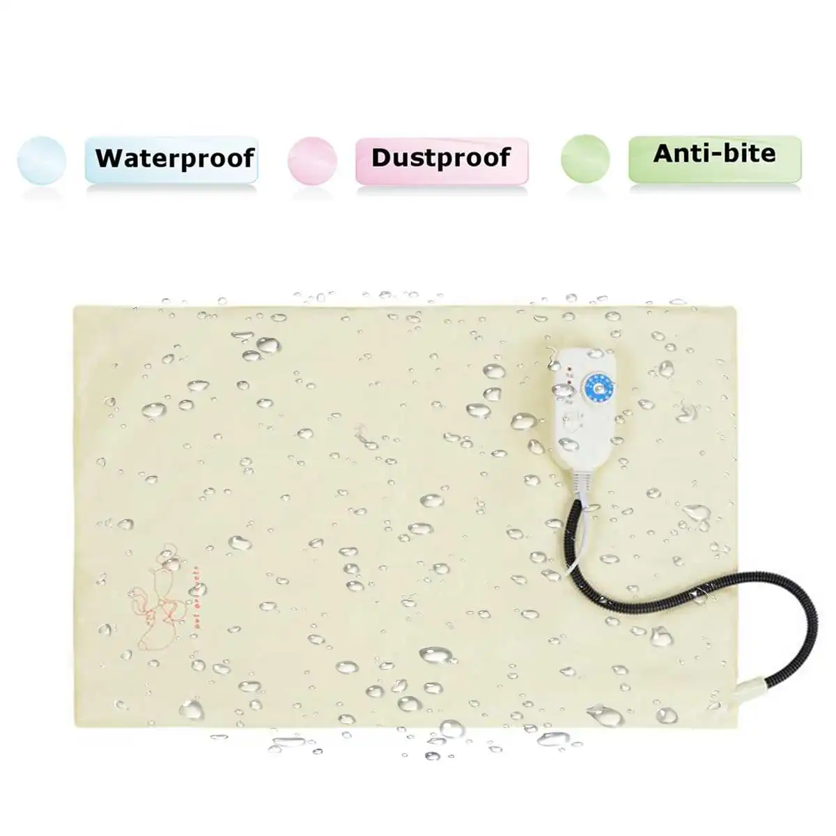 60x40cm 10 level Electric Heater Pads Kids Pet Heating Seat Mat