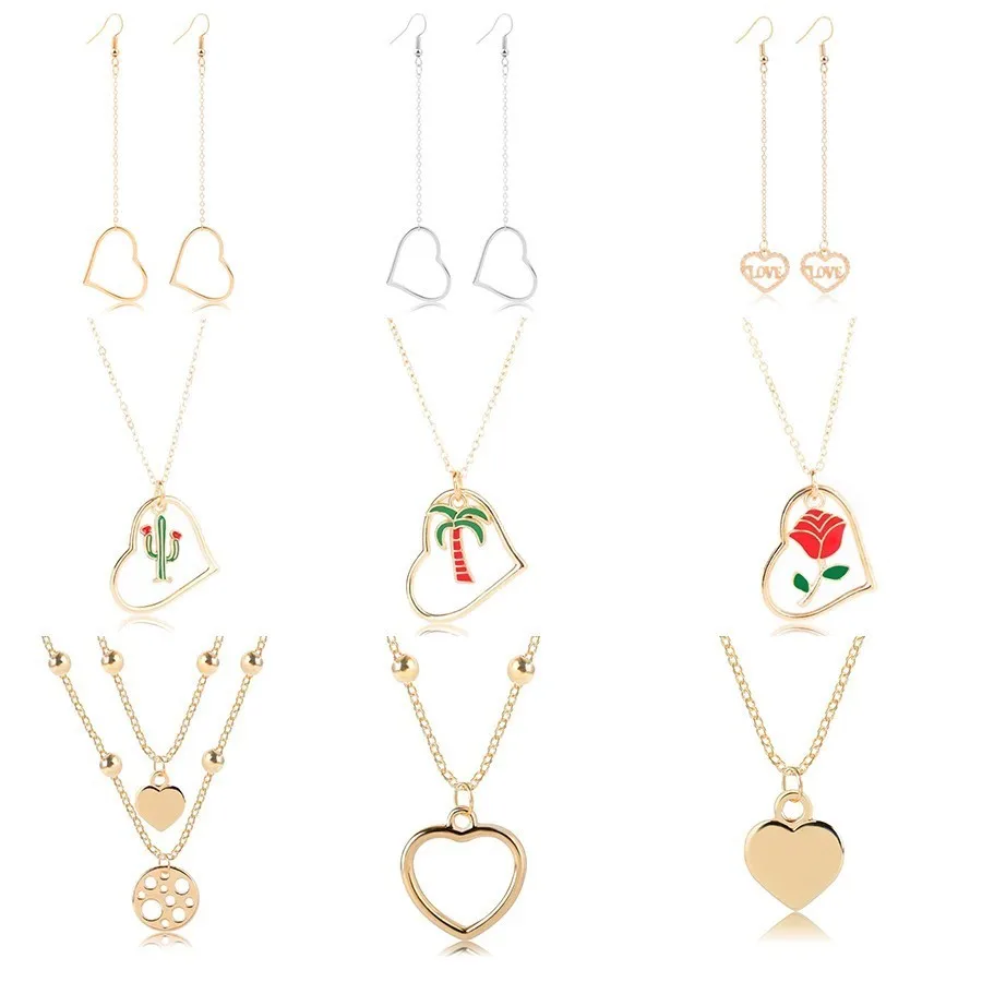 

Wholesale Colorful Plant Pendant Necklaces For Women Handmade Kawaii Cactus Coconut Tree Necklaces Jewelry Great Necklace Gifts