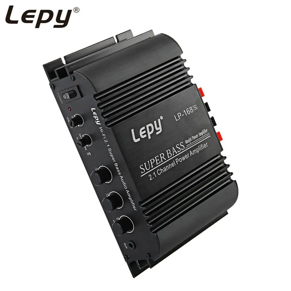 Lepy Lp 168 S 12V автомобильный аудио усилитель мощности сабвуфер басовый выход стерео