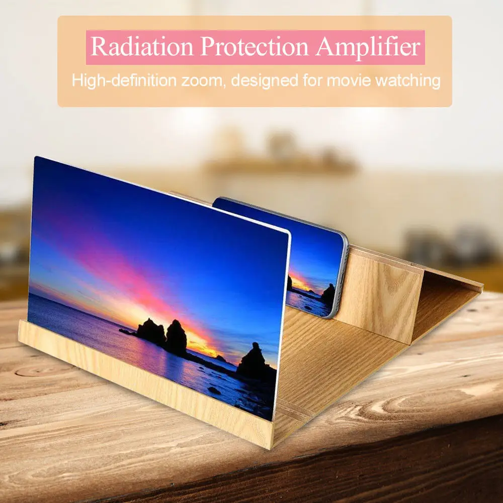  3D Phone Screen Magnifier Stereoscopic Amplifying 12 Mobile Phone Holders & Stands