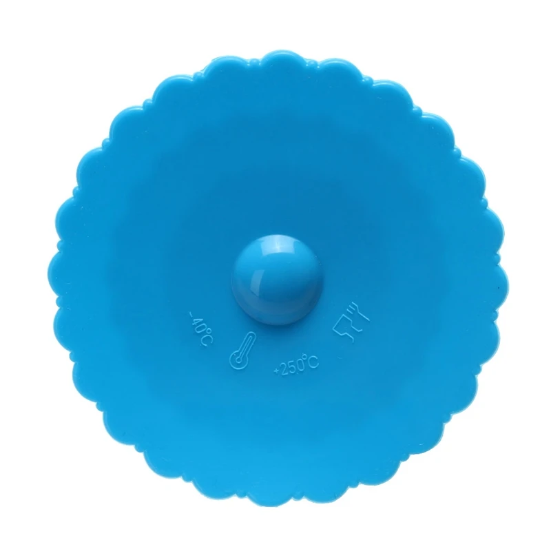 В форме Прекрасного Цветка силиконовая крышка для чашки Пылезащитная Крышка для чаши для сохранения тепла Аксессуары для кухонного бара крышка для чашки